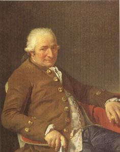 Jacques-Louis  David Charles-Pierre Pecoul,Contractor of Royal Buildings,Father-in-Law of the Artist (mk05) France oil painting art